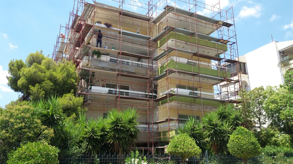 Επισκευή εξωτερικών τοίχων