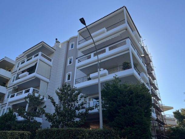 Επισκευή βάψιμο πολυκατοικίας στα Μελίσσια