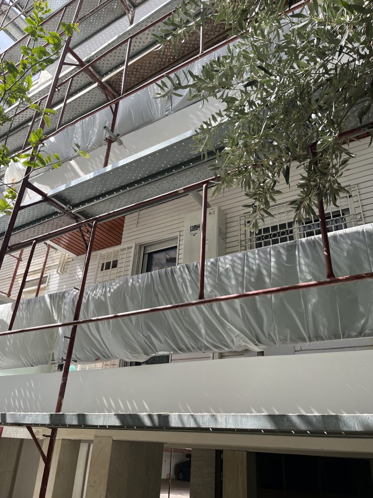 Επισκευή κούτελα μπαλκονιών